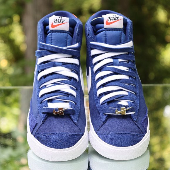 Nike Blazer Mid 77 First Use Deep Royal Blue Mens Size 10 - Picture 7 of 13
